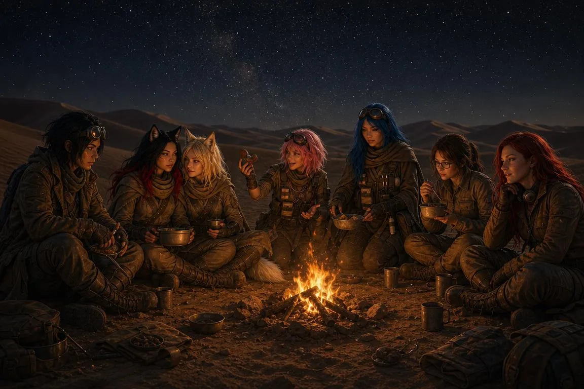 A group of individuals are gathered around