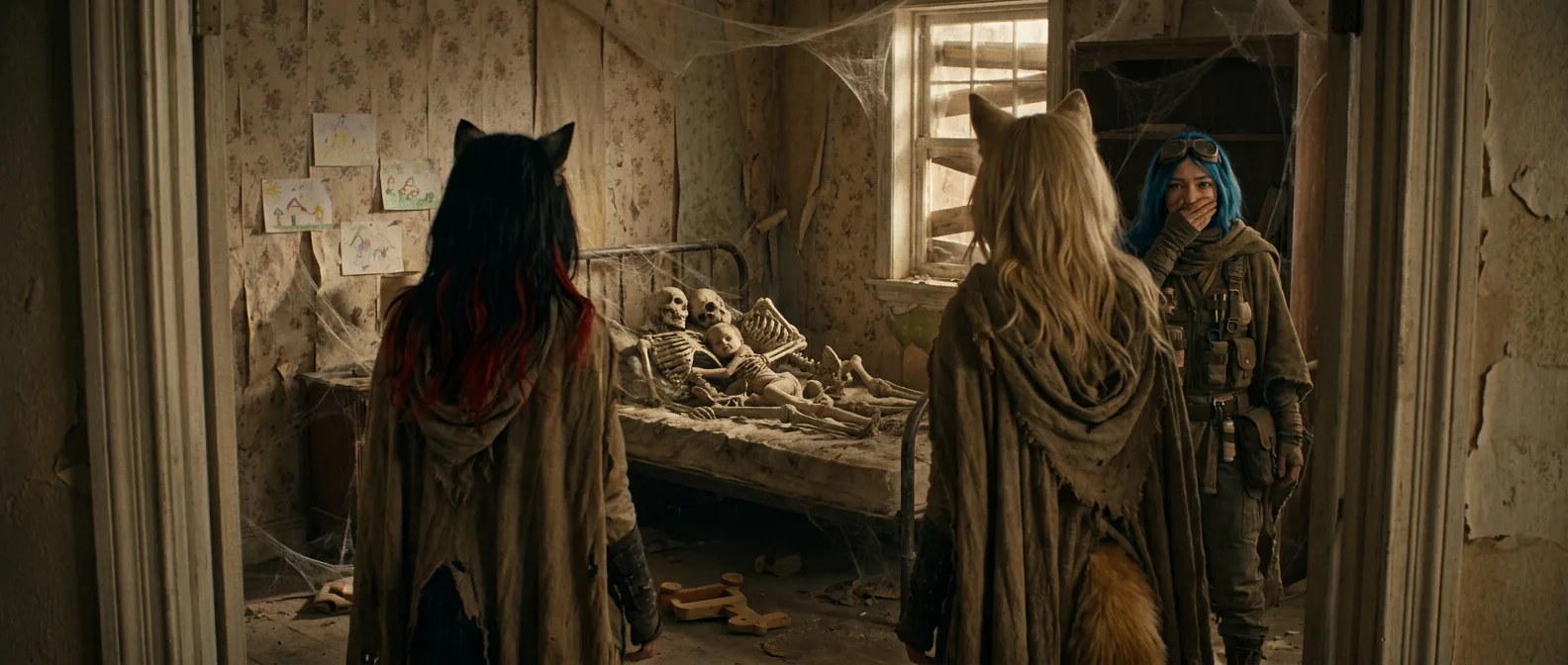 In a post-apocalyptic setting three individuals