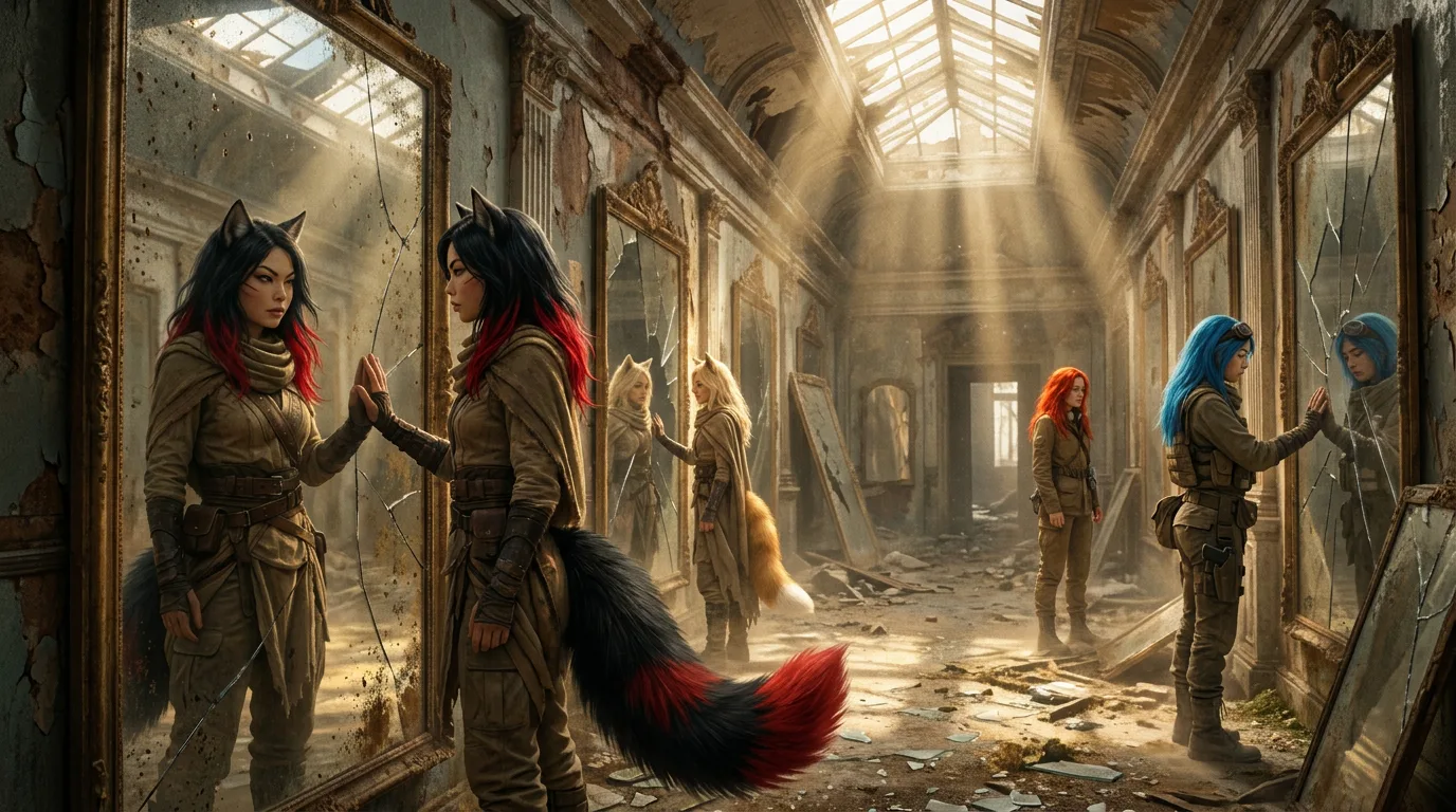 In a post-apocalyptic setting several women with